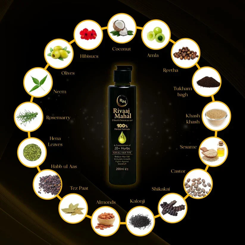 Rivaj Mehal Hair Oil™ 100% Organic