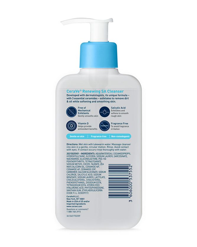Renewing SA Cleanser CeraVe For All Skin Types First Time In Pakistan