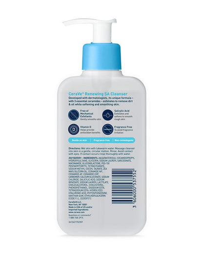 Renewing SA Cleanser CeraVe For All Skin Types First Time In Pakistan